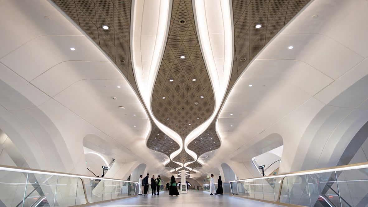 <strong>New system:</strong> Launched in December 2024, Riyadh Metro brings new meaning to the phrase, “It’s not the destination, it’s the journey."