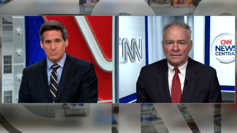 ‘Let’s call a deal a deal.’ Sen. Tim Kaine details what could end longest shutdown in U.S. history.