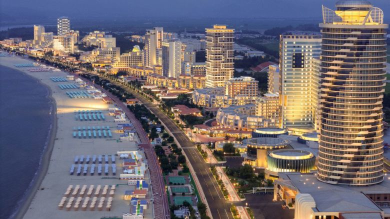 New beach resort opens at North Korea's Wonsan-Kalma Coastal Tourist Zone on June 24, 2025, in this image released by North Korea’s Central New Agency.