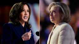 Kamala Harris y Hillary Clinton