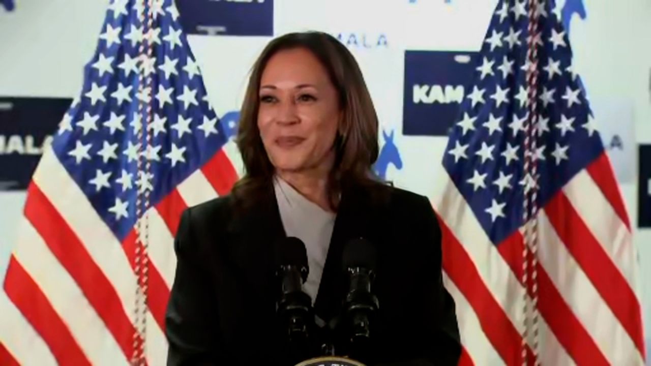 Video: Kamala Harris touts her record as a prosecutor in speech to ...