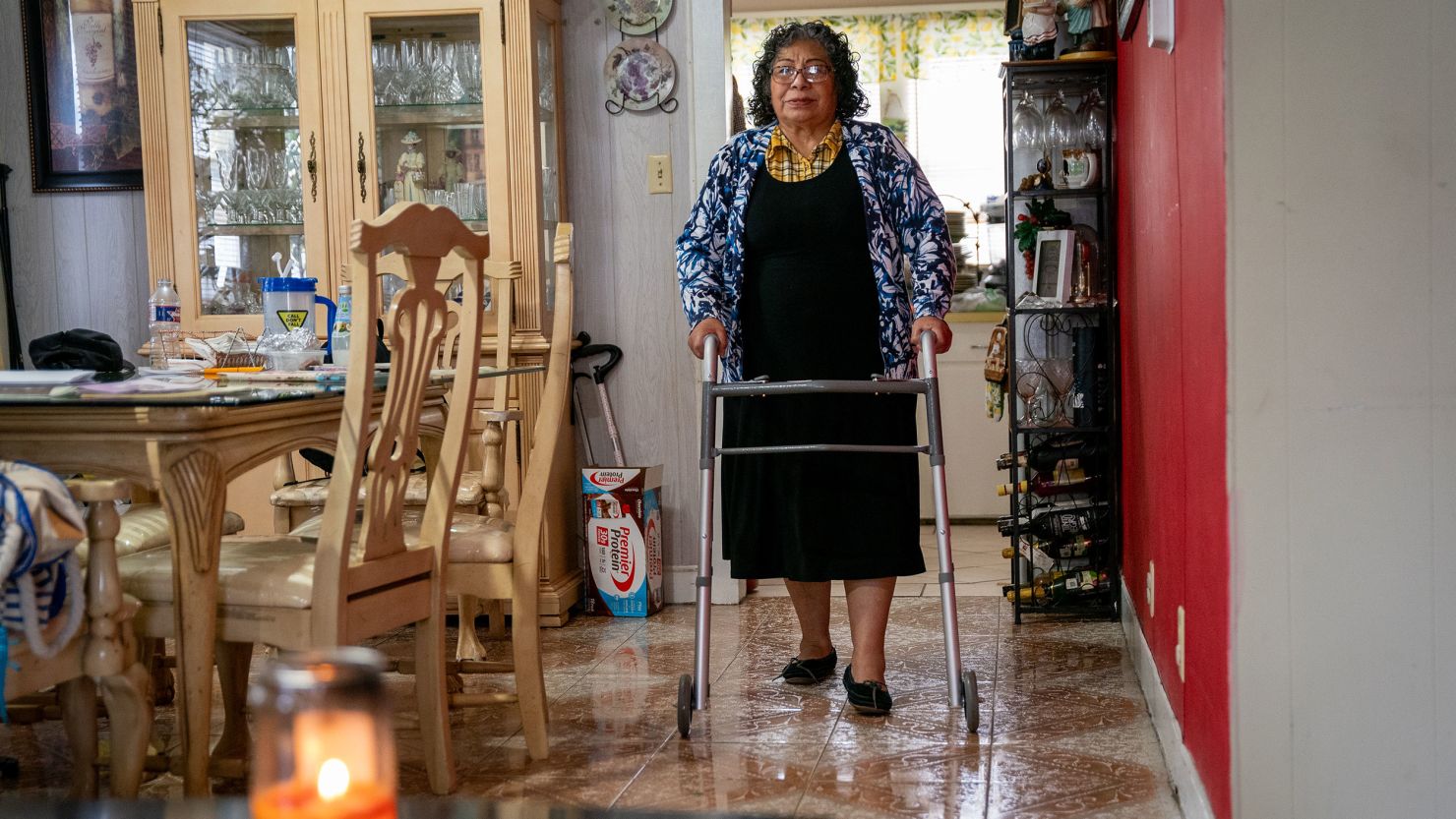 At the Kansas City Chiefs Super Bowl parade, Sarai Holguin heard what she thought were fireworks, unaware she had been shot. Holguin underwent surgery and doctors opted to leave the bullet in her leg. She’s now using a walker to get around.