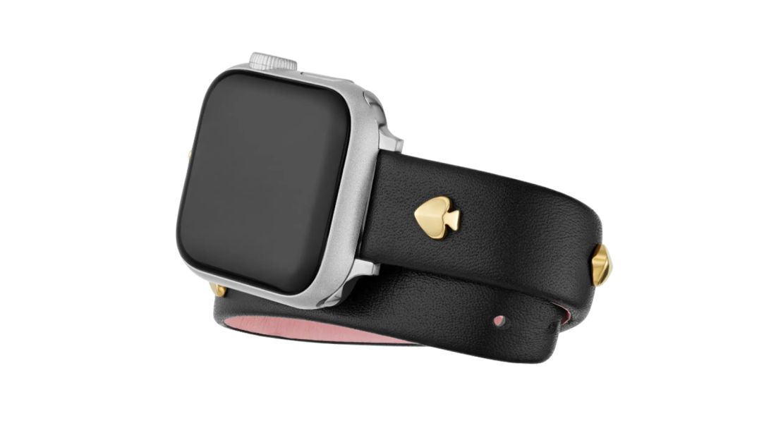 Chalonne Calfskin Luxury Leather Apple Watch Band Small: 38mm/40mm/41mm / Silver