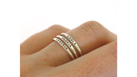 Kathryn Reichert Stackable Name Ring