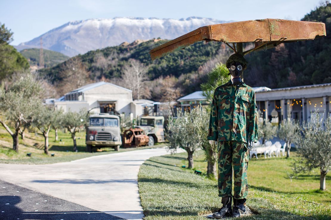 This former military barracks outside Tirana has become fine-dining destination <em>Kazerma e Cerenit.</em>