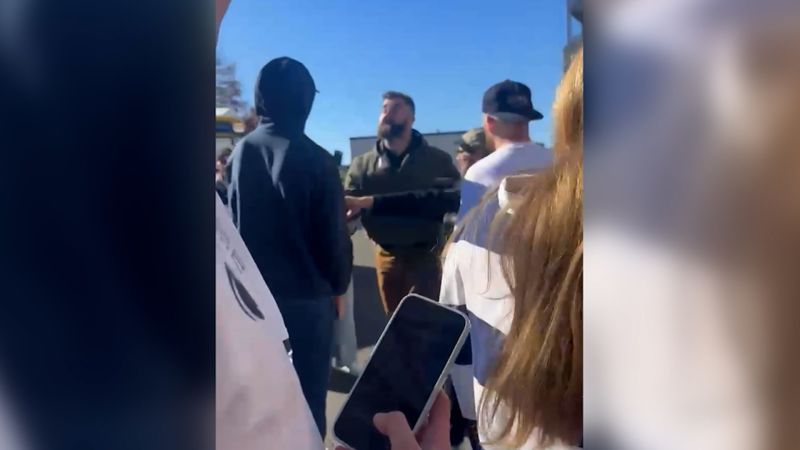 Video: Jason Kelce Apologizes After Phone Spiking Incident With Fan | CNN