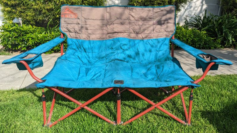 Folding best sale loveseat outdoor