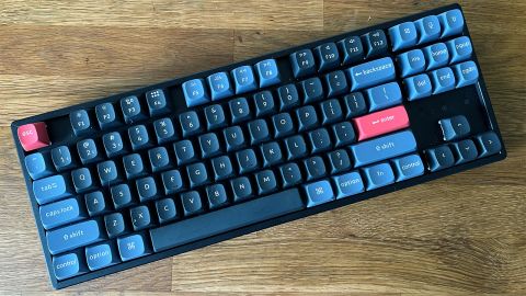 The Keychron K8 Pro mechanical keyboard