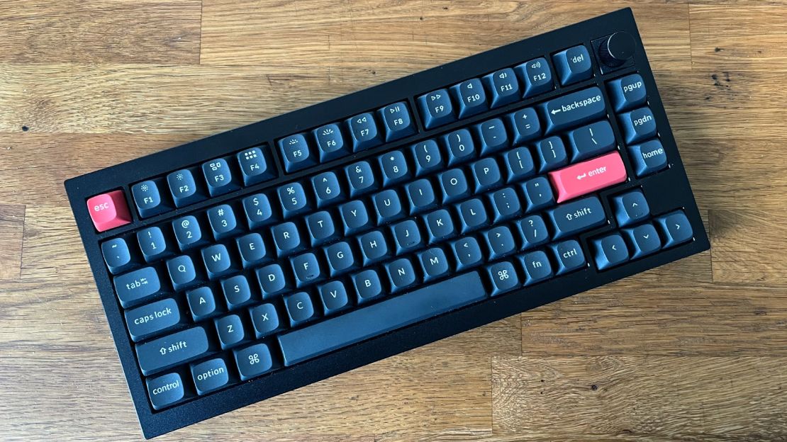 The Keychron Q1 mechanical keyboard