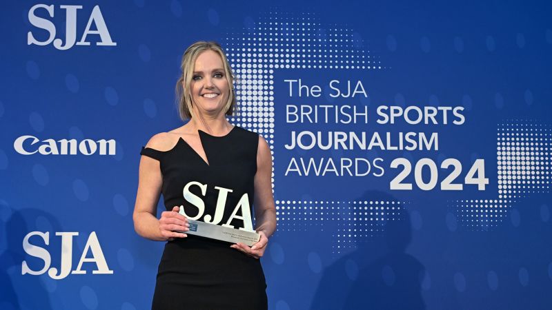 SJA British Sports Journalism Awards: CNN Sports’ Amanda Davies named Broadcast Journalist of the Year