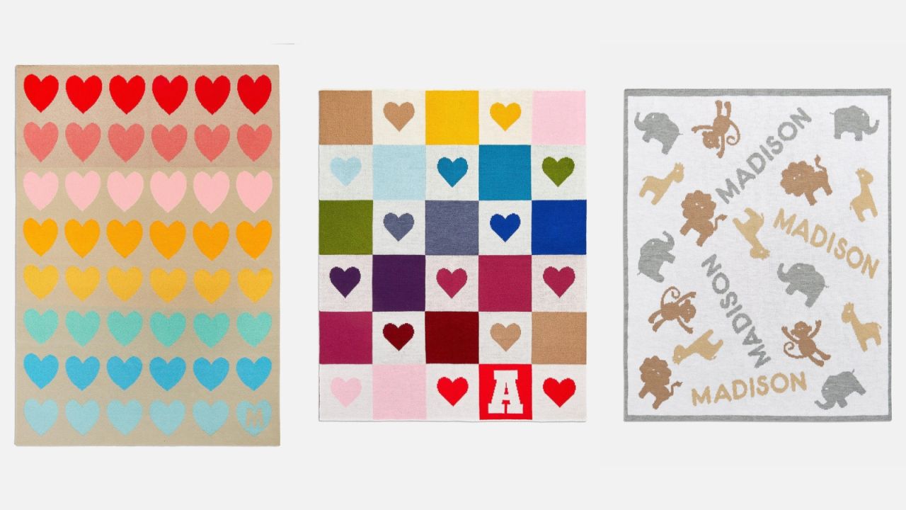 BaubleBar custom throw blankets A ‘treat yourself’ gift under 100