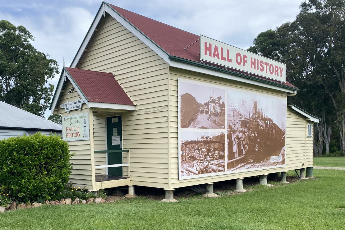 Kilcoy's hall of history is packed with local memorabilia.