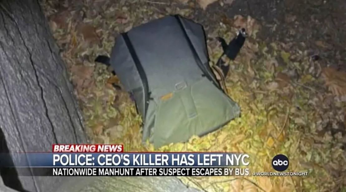 Una imagen obtenida por ABC muestra la mochila encontrada en Central Park.