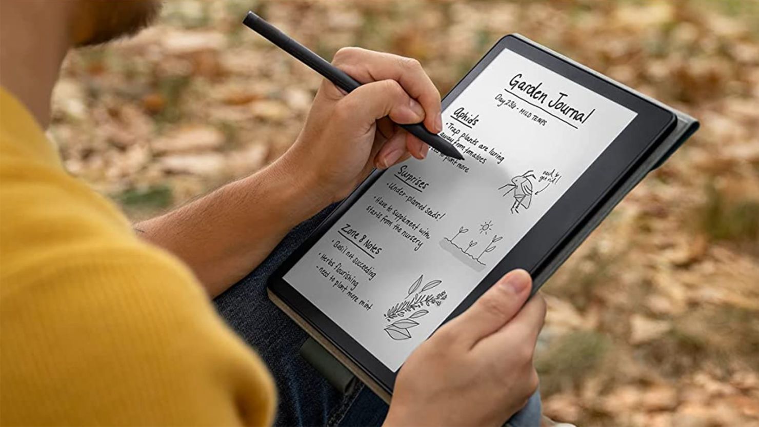  Kindle Oasis – With 7” display and page turn buttons :  Electronics