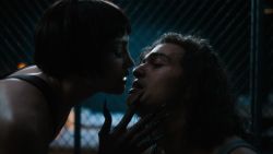 Jennifer Lopez and Tonatiuh in a scene from "Kiss of the Spider Woman"
