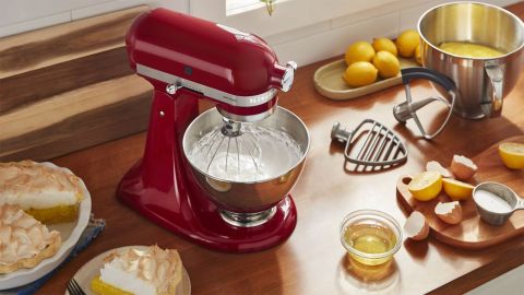 KitchenAid Artisan series tilt stand mixer with premium accessory pack