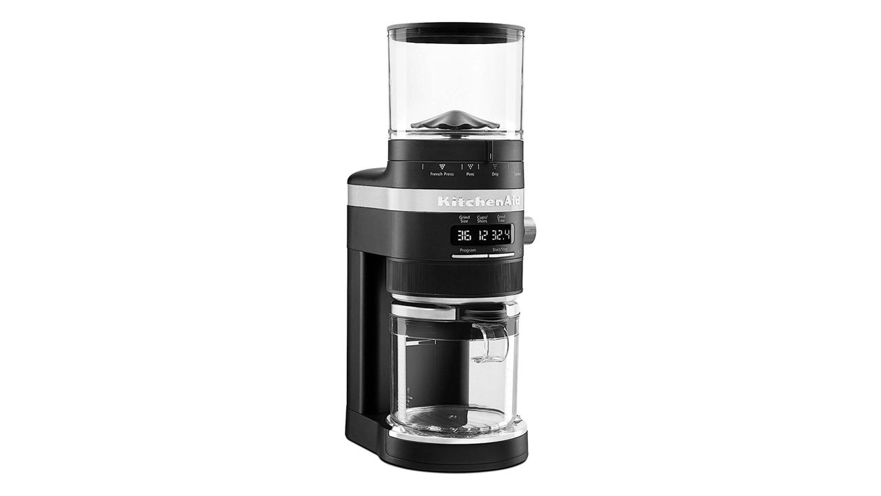 A photo of a KitchenAid Burr Coffee Grinder