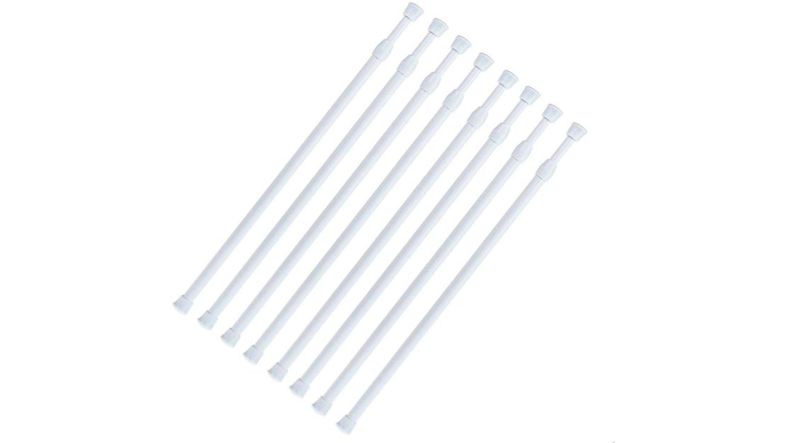 DeElf Outlet Small Tension Rods 8-Pack