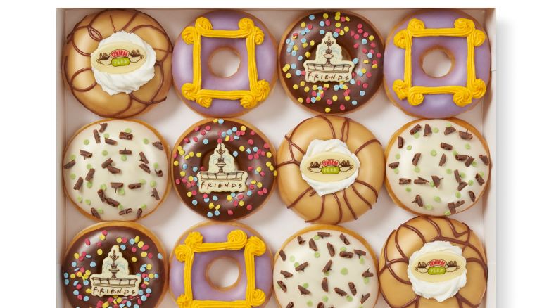 Krispy Kreme releases ‘Friends’-themed doughnuts as U.K. exclusives.
