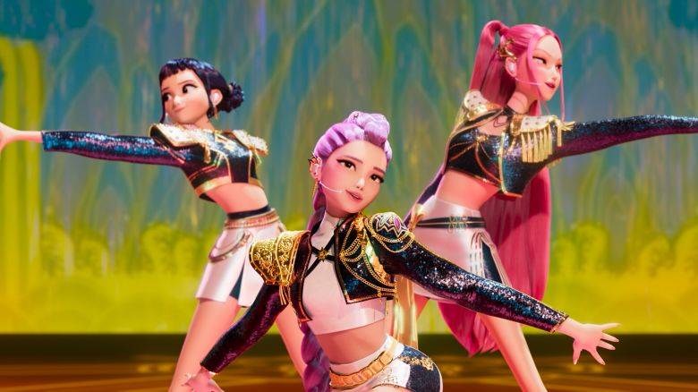 KPOP DEMON HUNTERS - When they aren't selling out stadiums, Kpop superstars Rumi, Mira and Zoey use their secret identities as badass demon hunters to protect their fans from an ever-present supernatural threat. Together, they must face their biggest enemy yet – an irresistible rival boy band of demons in disguise. ©2025 Netflix