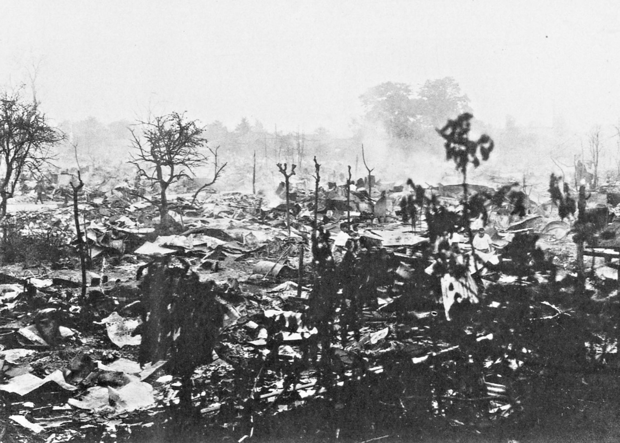 The morning of August 16, 1945 in Kumagaya, Japan.
