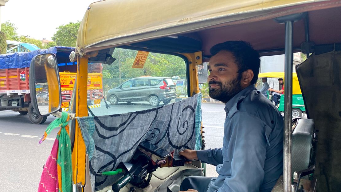 Outdoor workers like Nikhil Kumar find no respite as the heat lingers on even at night.