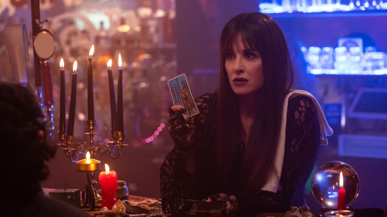 Kyle Richards as Lindsey in "Halloween Ends," co-written, produced and directed by David Gordon Green.