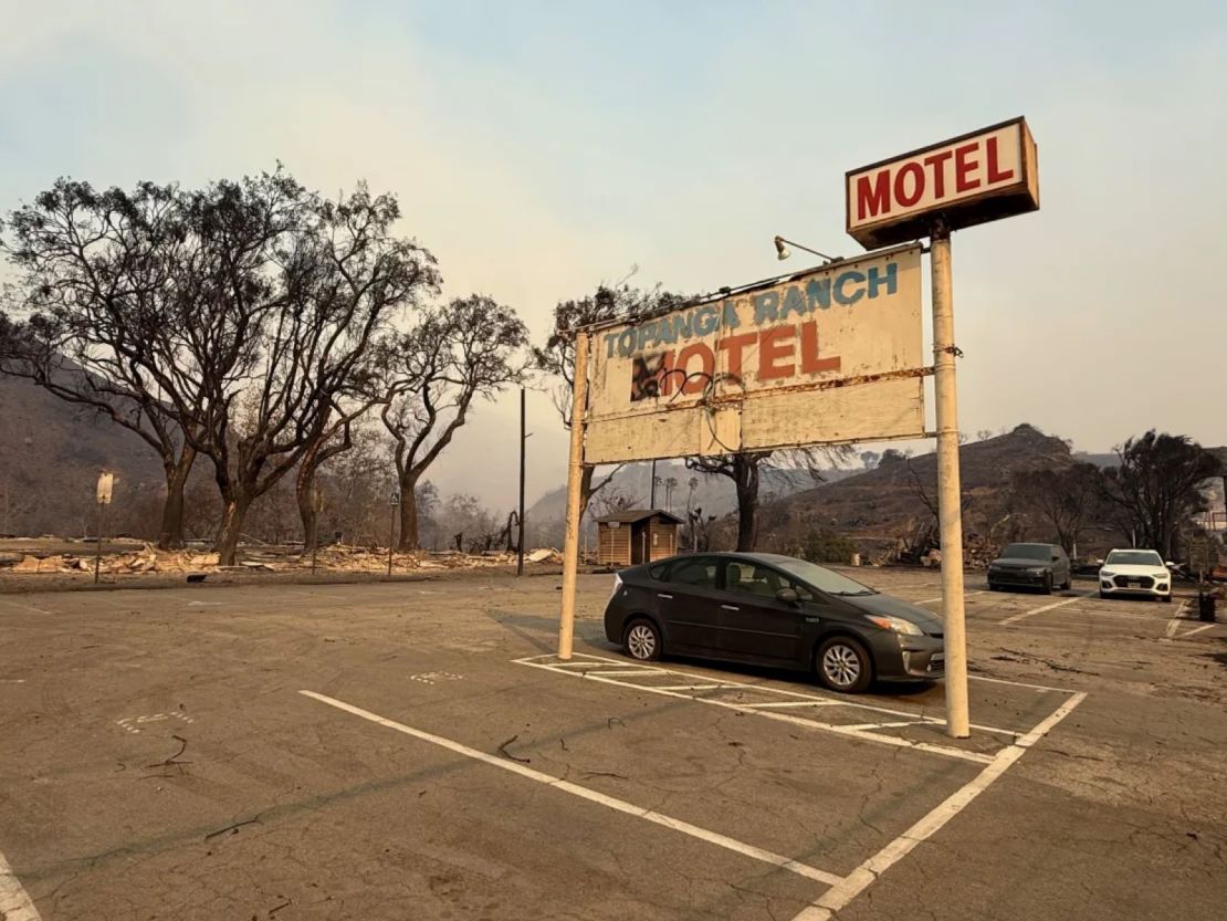 El Topanga Ranch Motel fue destruido por el incendio Palisades.