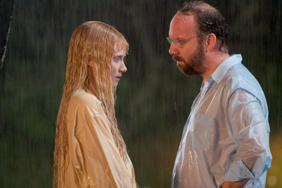 Bryce Dallas Howard and Paul Giamatti in "Lady in the Water."