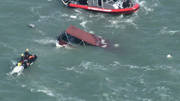 Accidente mortal de lancha cerca de la isla de Alcatraz deja una persona fallecida y dos desaparecidas