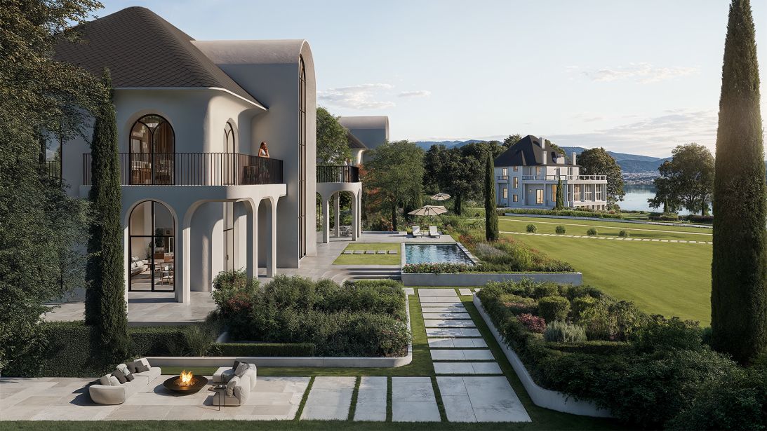 Tim Fu Studio says its design for the Lake Bled Estate, a new resort being constructed in Slovenia, is the world’s first “fully AI-driven” architectural project.