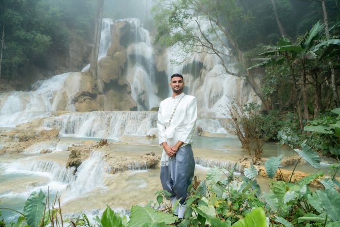 <strong>Personal struggles</strong>: “Travel became my way of coping – first as an escape, then as a form of healing,” Mofid, who has struggled with obsessive compulsive disorder (OCD,) since childhood, tells CNN Travel. Mofid is pictured in Laos.