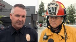 The Los Angeles Police and Fire Departments described to CNN's Julia Vargas Jone the "very large, chaotic scene" in East Hollywood that first responders arrived at following 911 calls about a vehicle that drove through a crowd outside of a nearby nightclub. At least 30 people have been reported injured.
