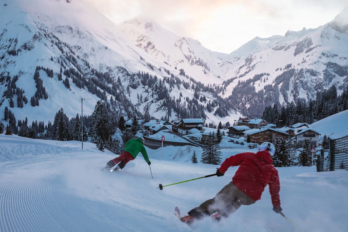Ski resort Warth-Schroecken is said to be one of the snowiest skiing area in the Alps.