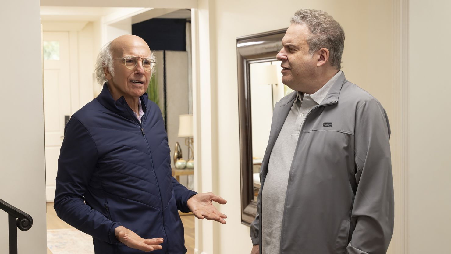 Larry David and Jeff Garlin in the final season of "Curb Your Enthusiasm."