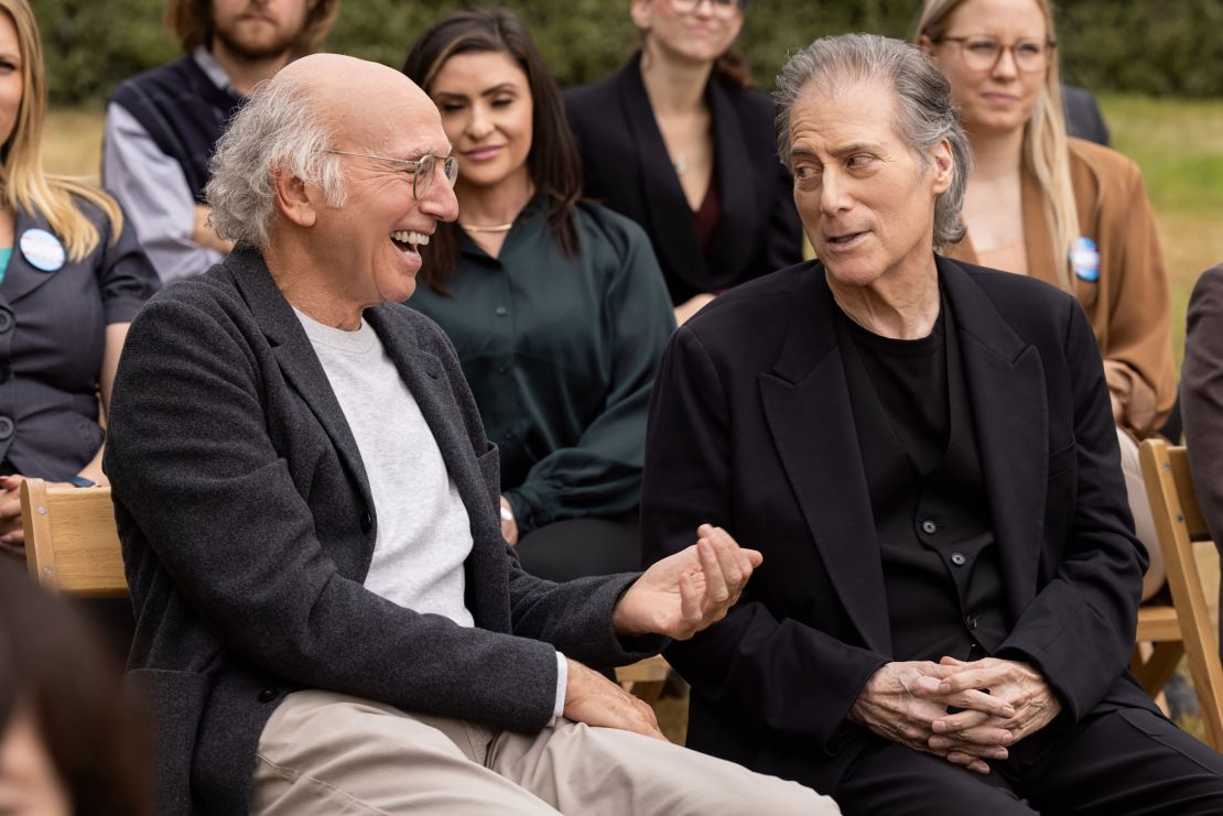 Larry David and Richard Lewis are seen in an episode of "Curb Your Enthusiasm."
