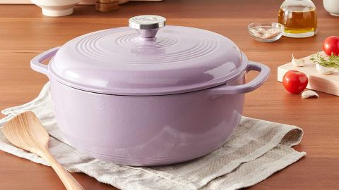 The lodge's enameled Dutch oven