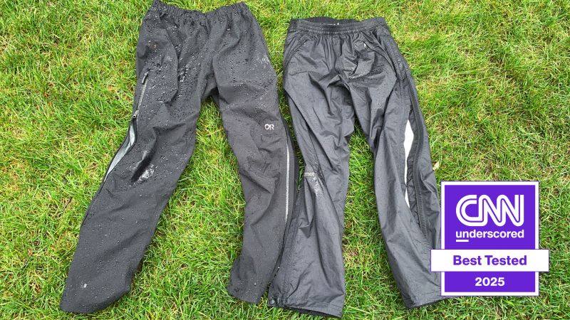 The best rain pants that will actually keep you dry in 2025, tested by editors