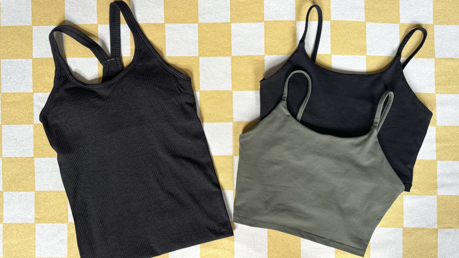 Tank tops with built-in bras