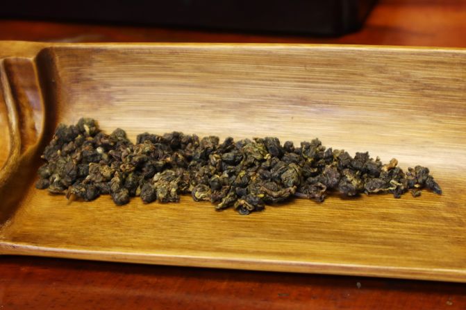 <strong>Bug-bitten oolong: </strong>After harvesting, the bug-bitten tea leaves are processed to create different flavor profiles.