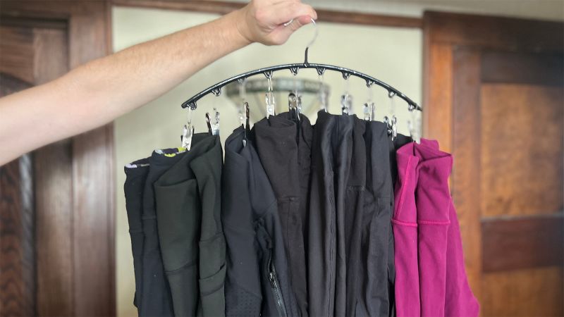 Best way to hang pants discount in closet to save space