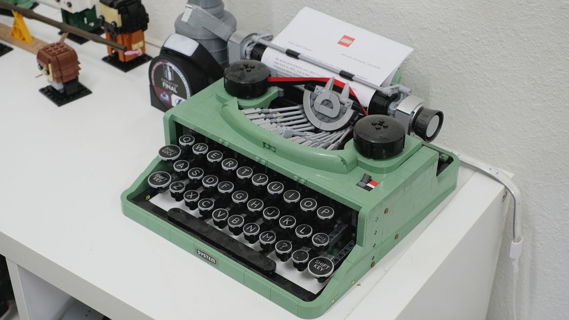 lego adult typewriter