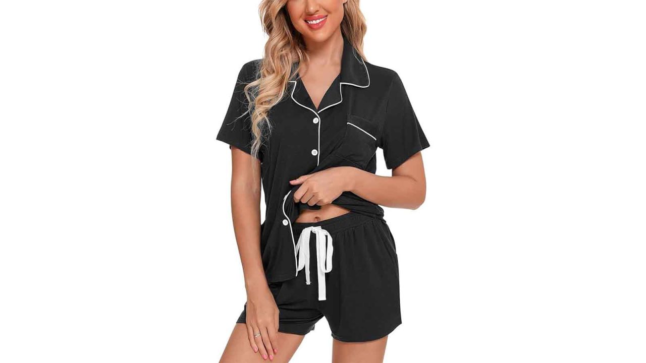 Leikar Women's Button Down Pajama Set cnnu.jpg