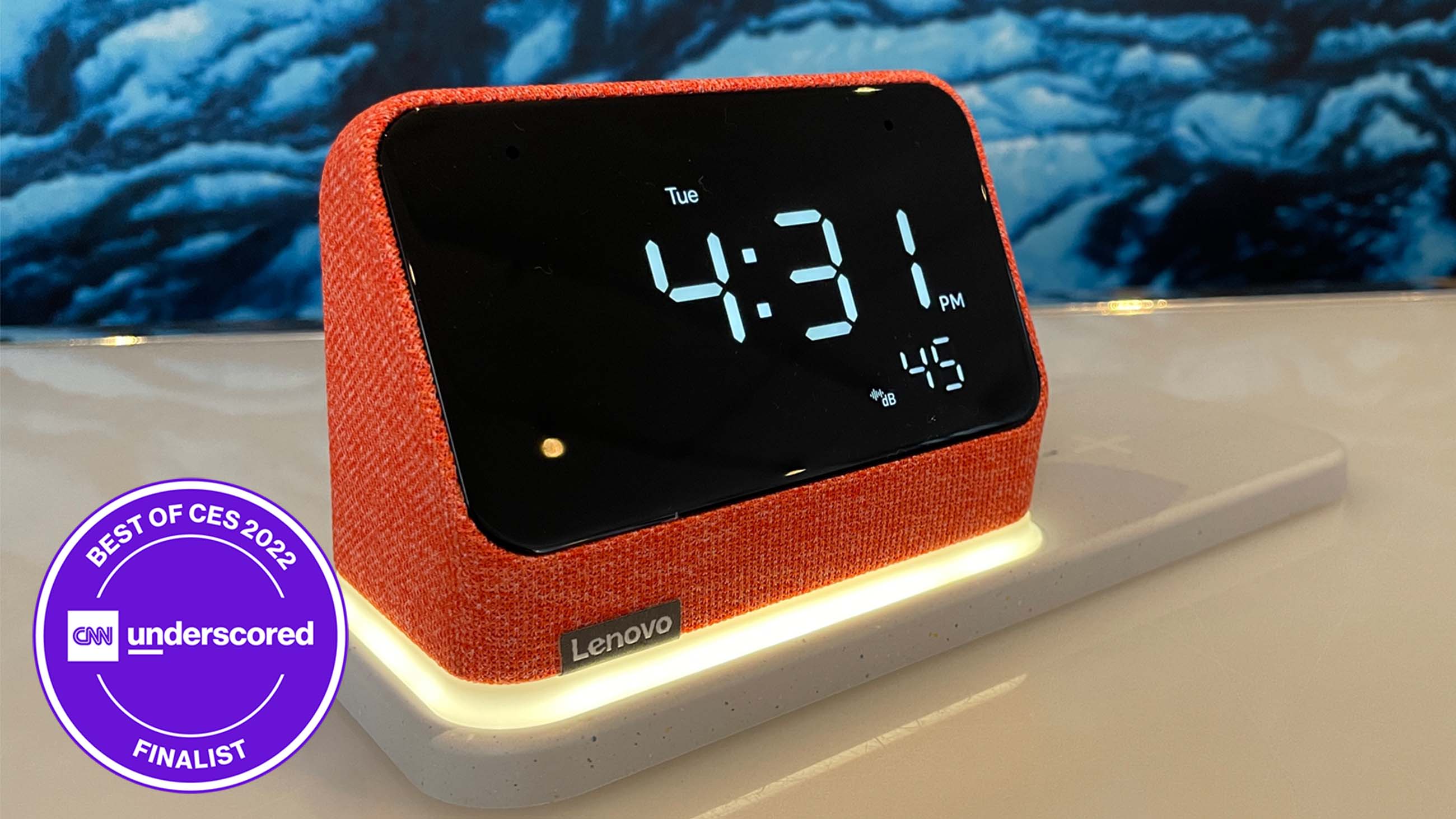 Lenovo Smart Clock Essential With Alexa Built-In: First look for CES 2022 |  CNN Underscored
