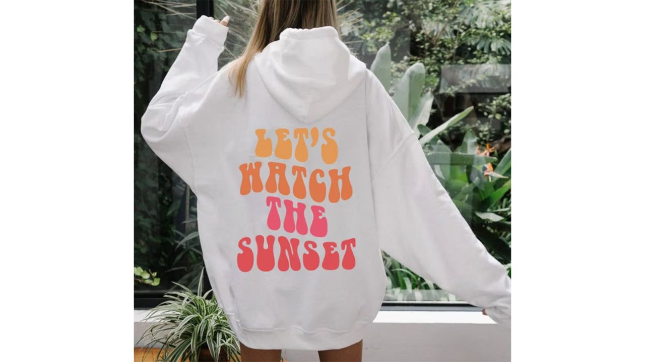 leo gift guide sunset hoodie