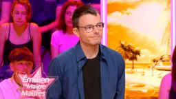 Émilien, pictured during his final appearance on "12 Coups de midi" on Sunday
