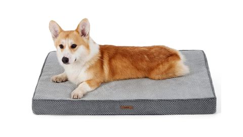 Lesure Large Memory Foam Dog Bed for Crate with Waterproof Liner product card CNNU.jpg