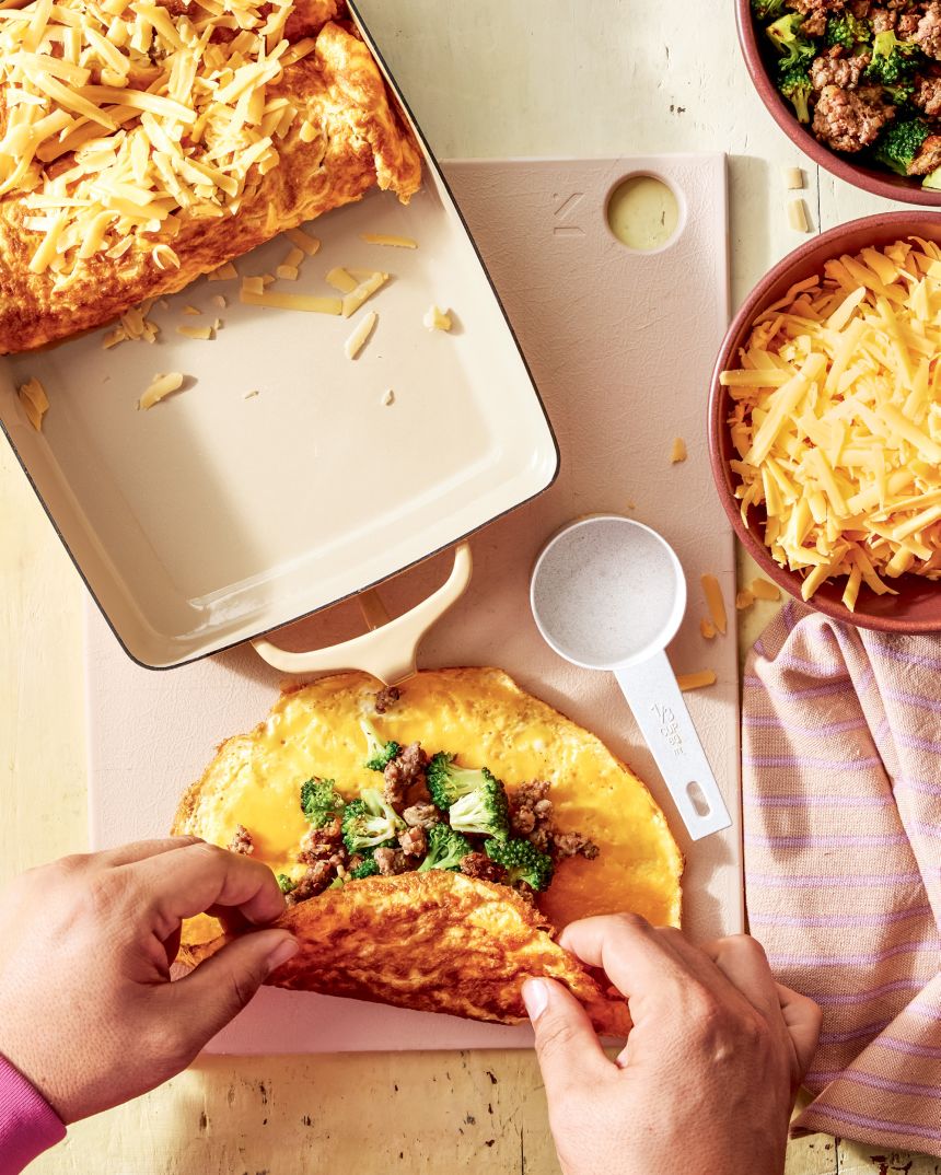 You'll have the omelets ready in 30 minutes with this recipe from Dan Pelosi.