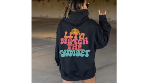 Let's Watch The Sunset Beach Hoodie