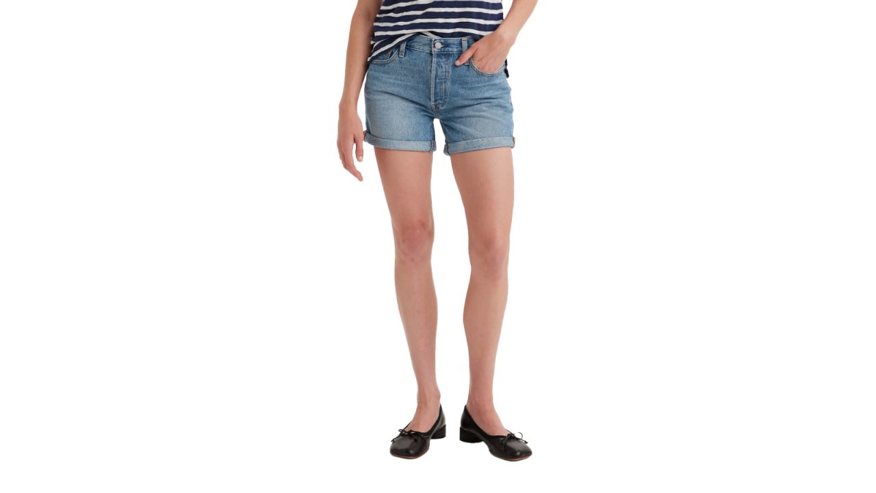 Levi’s 501 High-Waist Rolled Denim Shorts cnnu.jpg